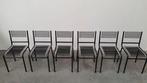 6 chaises bauhaus Sandows Rene Herbst noires, Enlèvement