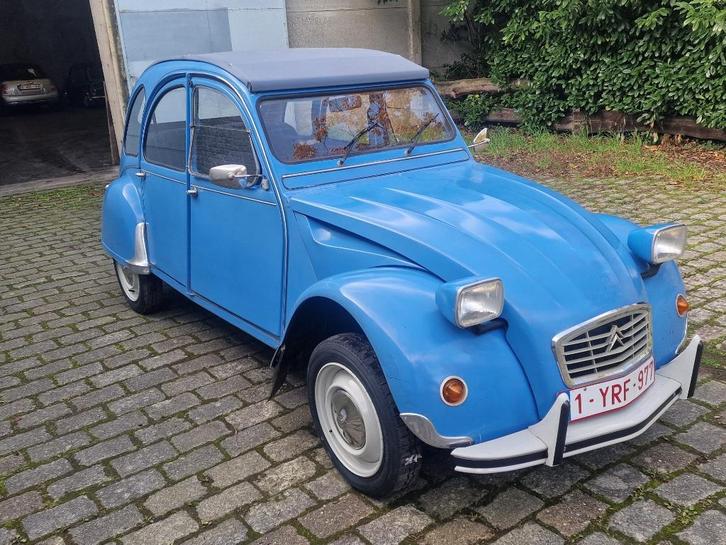citroen 2cv  / 2pk te koop, Auto's, Citroën, Particulier, 2CV, Benzine, Cabriolet, 5 deurs, Handgeschakeld, Blauw, Blauw, Stof