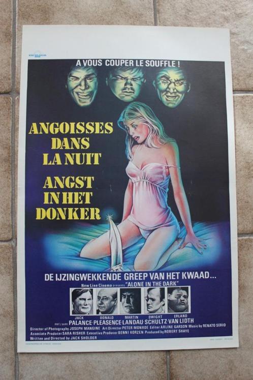 filmaffiche Alone In The Dark 1982 Jack Palance filmposter, Verzamelen, Posters, Zo goed als nieuw, Film en Tv, A1 t/m A3, Rechthoekig Staand