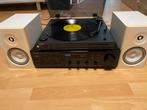 Stereo denon reciever dra 385 + denon boxen en aiwa platen, Audio, Tv en Foto, Stereoketens, Ophalen, Gebruikt, Denon