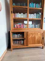 Teak vitrinekast, Huis en Inrichting, Ophalen, Zo goed als nieuw