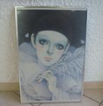 Cadre Pierrot Triste "Aluminium"., Maison & Meubles, Accessoires pour la Maison | Cadres, Enlèvement ou Envoi, Utilisé, Autres matériaux