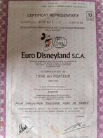 Titre au porteur Euro Disneyland, Postzegels en Munten, Aandelen en Waardepapieren, Ophalen of Verzenden