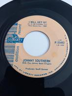 JOHNNY SOUTHERN.  I WILL GET BY.VG+ OLDIES POPCORN 45T, CD & DVD, Utilisé, Enlèvement ou Envoi