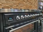 🔥Luxe Fornuis Boretti Majestic 120cm antraciet 7 pit 2 oven, 60 cm of meer, 5 kookzones of meer, Vrijstaand, 90 tot 95 cm