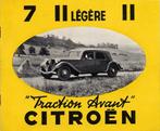 Brochure Citroen "Traction Avant", oktober 1937, Boeken, Gelezen, Citroën, Ophalen of Verzenden