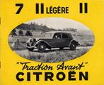 Brochure Citroen "Traction Avant", oktober 1937, Ophalen of Verzenden, Gelezen, Citroën