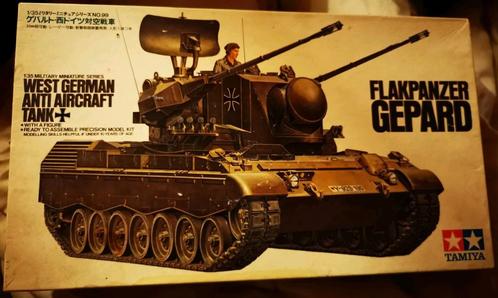 Char antiaérien ouest-allemand Tamiya, flak panzer gepard, Hobby & Loisirs créatifs, Modélisme | Voitures & Véhicules, Utilisé