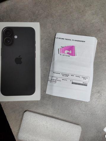 Iphone 16 128 gb black nieuw met aankoop tivket 850 euro beschikbaar voor biedingen