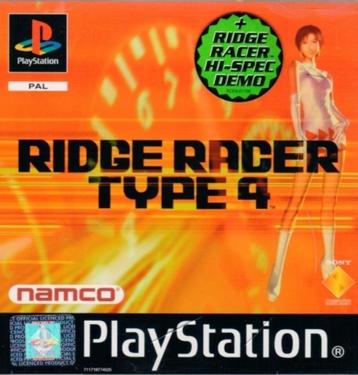 Ridge Racer Type 4 (zie beschrijving), Games en Spelcomputers, Games | Sony PlayStation 1, Gebruikt, 1 speler, Racen en Vliegen