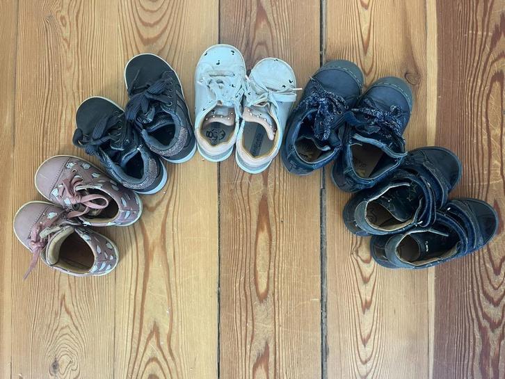 5 x Gebruikte baby/kinderschoenen (maat 20 tem 24), Kinderen en Baby's, Babykleding | Schoentjes en Sokjes, Gebruikt, Jongetje of Meisje