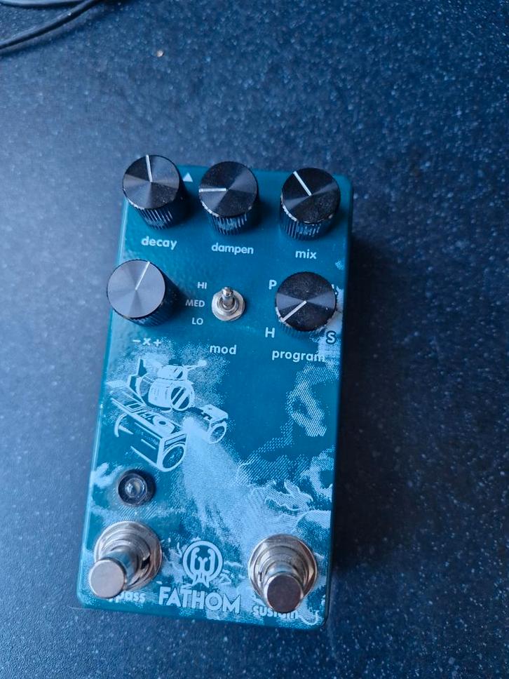 Walrus Audio Fathom reverb, Muziek en Instrumenten, Effecten, Zo goed als nieuw, Reverb, Ophalen of Verzenden