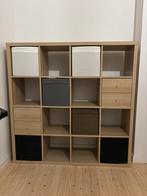 Kallax + 4 tiroirs intégrés + boxs, Enlèvement, Comme neuf