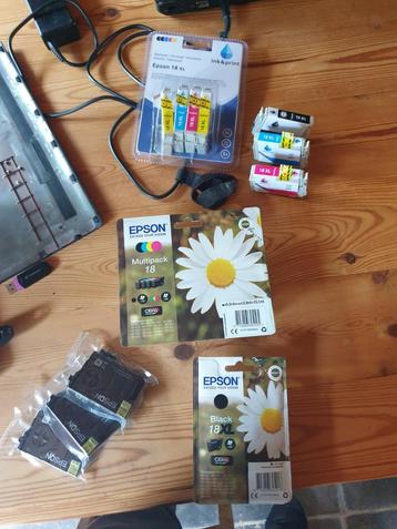 Originele en compatibele inktcartridges van Epson 18 en 18 X beschikbaar voor biedingen