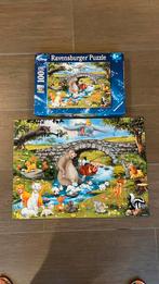 Puzzel Disney figuren 100 stuks, Ophalen of Verzenden, Zo goed als nieuw