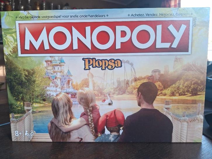 MONOPOLY PLOPSA Frans Nederlands, Hobby en Vrije tijd, Gezelschapsspellen | Bordspellen, Gebruikt, Vijf spelers of meer, Ophalen of Verzenden