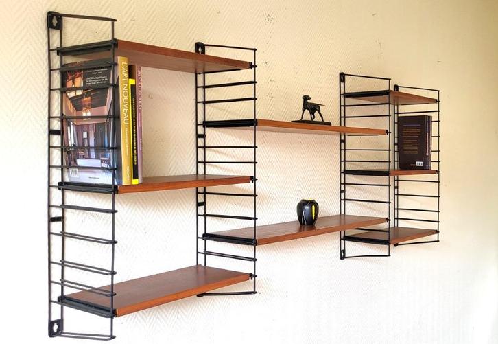 ️ ✔️ Tomado teakhouten vintage plank 60'70', Huis en Inrichting, Woonaccessoires | Wandplanken en Boekenplanken, Zo goed als nieuw