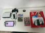 Nintendo switch oled, Consoles de jeu & Jeux vidéo, Switch OLED, Comme neuf, Enlèvement, Avec jeux