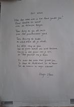 Hugo CLAUS poster, Verzamelen, Posters, Ophalen, Rechthoekig Staand, Deurposter of groter, Zo goed als nieuw