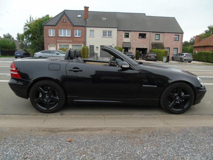 Mercedes SLK 200 Kompressor Cabrio *2002 *AIRCO*AUTOMAAT, Auto's, Mercedes-Benz, Bedrijf, Te koop, SLK, ABS, Adaptieve lichten