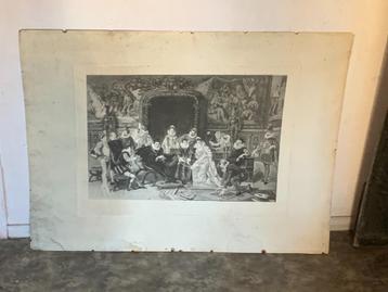 tekening "Henri III" Künzli Frères Editeurs Zürich N6169 beschikbaar voor biedingen