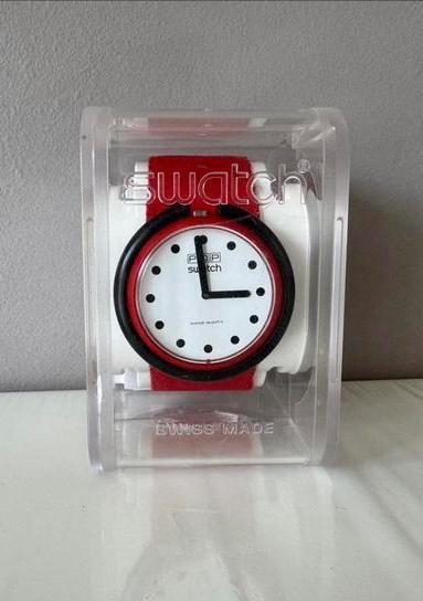 Vintage POP Swatch Swiss Quarts 1990, Handtassen en Accessoires, Horloges | Dames, Zo goed als nieuw, Swatch, Verzenden