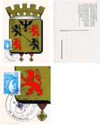 Carte Postale Maximum Premier Jour Armoiries de Maubeuge 197, Affranchie, France, Enlèvement ou Envoi, 1960 à 1980