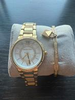 Michael Kors gouden horloge, Handtassen en Accessoires, Horloges | Dames, Gebruikt, Polshorloge, Met strass, Ophalen