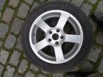 4 aluminium velgen met sneeuwband, Ophalen, Gebruikt, Velg(en), 16 inch