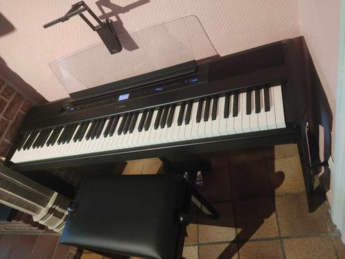 Yamaha P515 NIEUWSTAAT! digitale piano, Musique & Instruments, Pianos, Comme neuf, Piano, Noir, Digital, Enlèvement ou Envoi