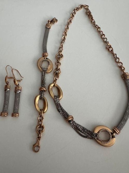 Prachtige Swarovski set van 18 karaat goud, Antiek en Kunst, Antiek | Zilver en Goud, Goud, Ophalen of Verzenden