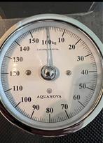 AQUANOVA zwarte retro mechanische personenweegschaaltot160kg, Ophalen, Nieuw, Vloerweegschaal, 100 tot 200 kg