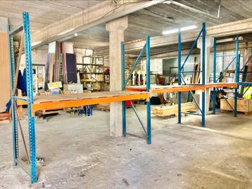 Magazijnstelling Palletstelling, 8.5 strekkende meter., Enlèvement