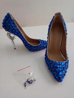 Blauwe pumps, Vêtements | Femmes, Chaussures, Enlèvement ou Envoi, Escarpins, Comme neuf, Bleu