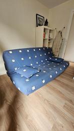 Extra slaapbank - te doneren, Huis en Inrichting, Ophalen, Gebruikt, Blauw, Tweepersoons