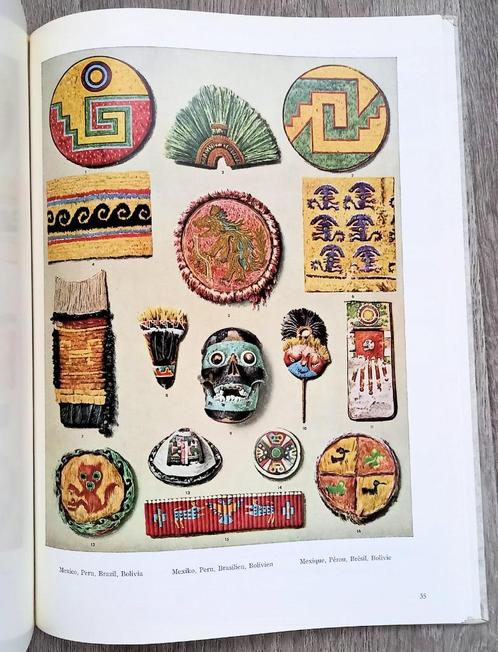 Ornamente der Völker o.a. Bali Borneo Java Afrika Australië, Antiek en Kunst, Antiek | Boeken en Manuscripten, Ophalen of Verzenden