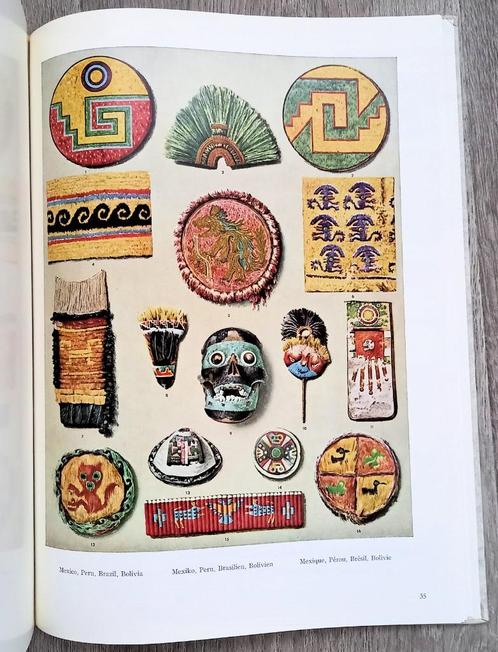 Ornamente der Völker o.a. Bali Borneo Java Afrika Australië, Antiquités & Art, Antiquités | Livres & Manuscrits, Enlèvement ou Envoi