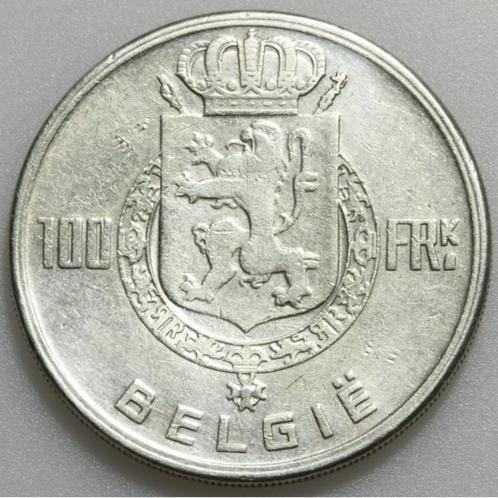 België - 100 Frank - 4 Koningen 1949, Postzegels en Munten, Munten | België, Losse munt, Zilver, Zilver, Ophalen of Verzenden