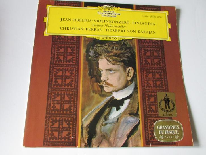 JEAN SIBELIUS, VIOLINKONZERT D-MOLL Op.47, LP, Cd's en Dvd's, Vinyl | Klassiek, Gebruikt, Classicisme, Opera of Operette, 12 inch