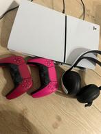 Playstation 5 digital + 2 controlers + Headset, Consoles de jeu & Jeux vidéo, Consoles de jeu | Sony PlayStation 5, Enlèvement