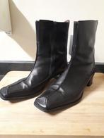 Zwarte volledig lederen laarsjes maat 40, Ophalen, Zwart, Lage of Enkellaarzen, Zo goed als nieuw