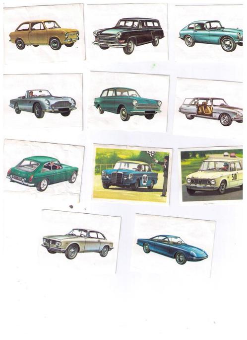 chocolade chomos Jacques, De wereld van auto's 1966, Verzamelen, Complete verzamelingen en Collecties, Verzenden