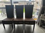 6 mooie landelijke rieten stoelen, Huis en Inrichting, Stoelen, Ophalen, Zo goed als nieuw