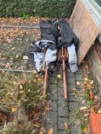 Horeca parasols met voeten, Tuin en Terras, Ophalen, Gebruikt