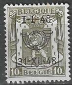 Belgie 1948 - OBP 575Pre - Opdruk D - 10 c. (ZG), Timbres & Monnaies, Timbres | Europe | Belgique, Sans gomme, Envoi, Non oblitéré