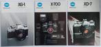 Lot 3 brochures appareils photos MINOLTA (années 80) [BE], Audio, Tv en Foto, Ophalen of Verzenden, Minolta