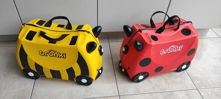 2 Trunki reiskoffer/ handbagage voor kinderen "ride-on kinde, Kinderen en Baby's, Kinderspulletjes, Ophalen of Verzenden