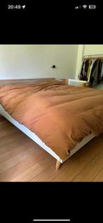 Scandinavisch bed 180x200, Huis en Inrichting, Ophalen, Wit, Tweepersoons, Scandinavisch