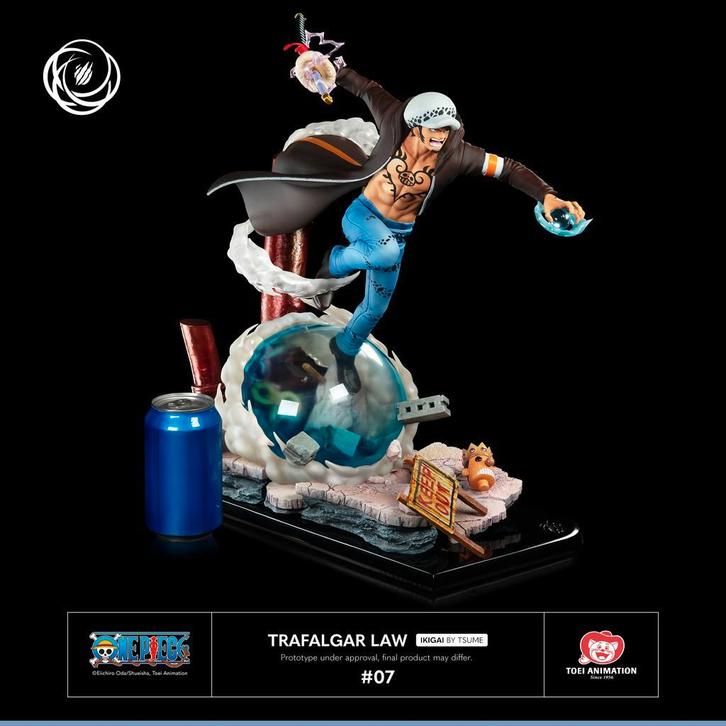 Tsume Trafalgar Law ikigai 1/6eme Figurine statue resine, Verzamelen, Beelden en Beeldjes, Zo goed als nieuw, Ophalen