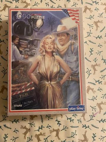 Puzzel America Stars : Marilyn Monroe en John Wayne ( 1000 s beschikbaar voor biedingen